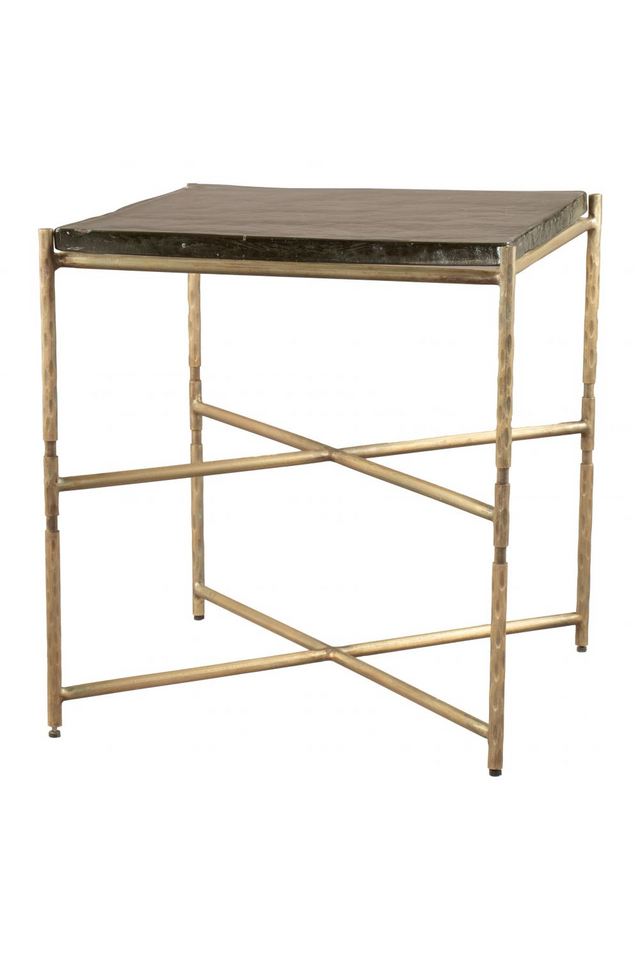 Black Glass Top Side Table | OROA Modern Kove | Oroa.com