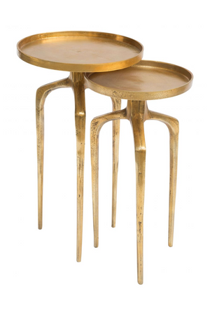 Antique Gold Accent Table Set | OROA Modern Como | Oroa.com
