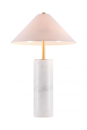Beige Marble Base Table Lamp | OROA Modern Ciara | Oroa.com
