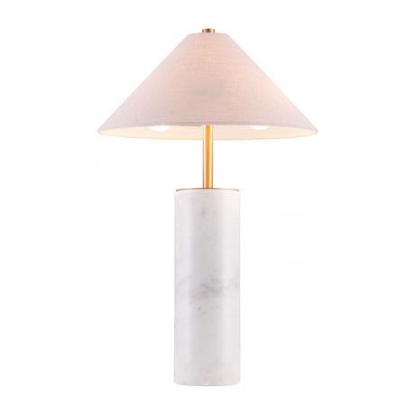 Beige Marble Base Table Lamp | OROA Modern Ciara | Oroa.com