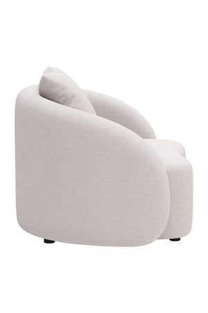 Beige Upholstered Outdoor Accent Chair | OROA Modern Sunny Isles | Oroa.com