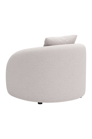 Beige Upholstered Outdoor Accent Chair | OROA Modern Sunny Isles | Oroa.com