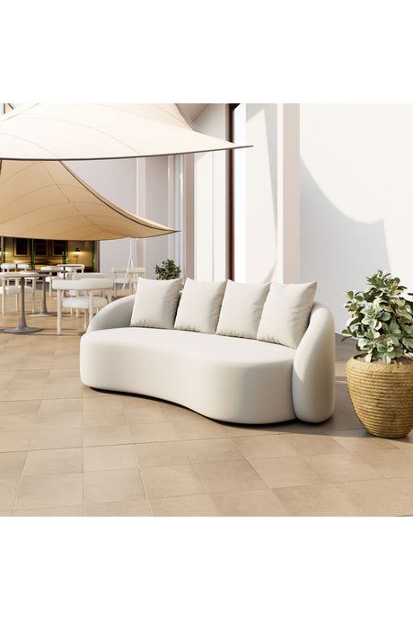 Beige Freeform Outdoor Sofa | OROA Modern Sunny Isles | Oroa.com