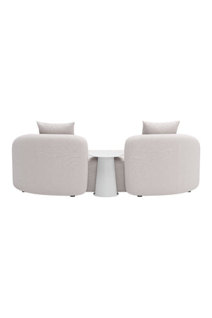 White Outdoor Side Table | OROA Modern Sunny Isles | Oroa.com