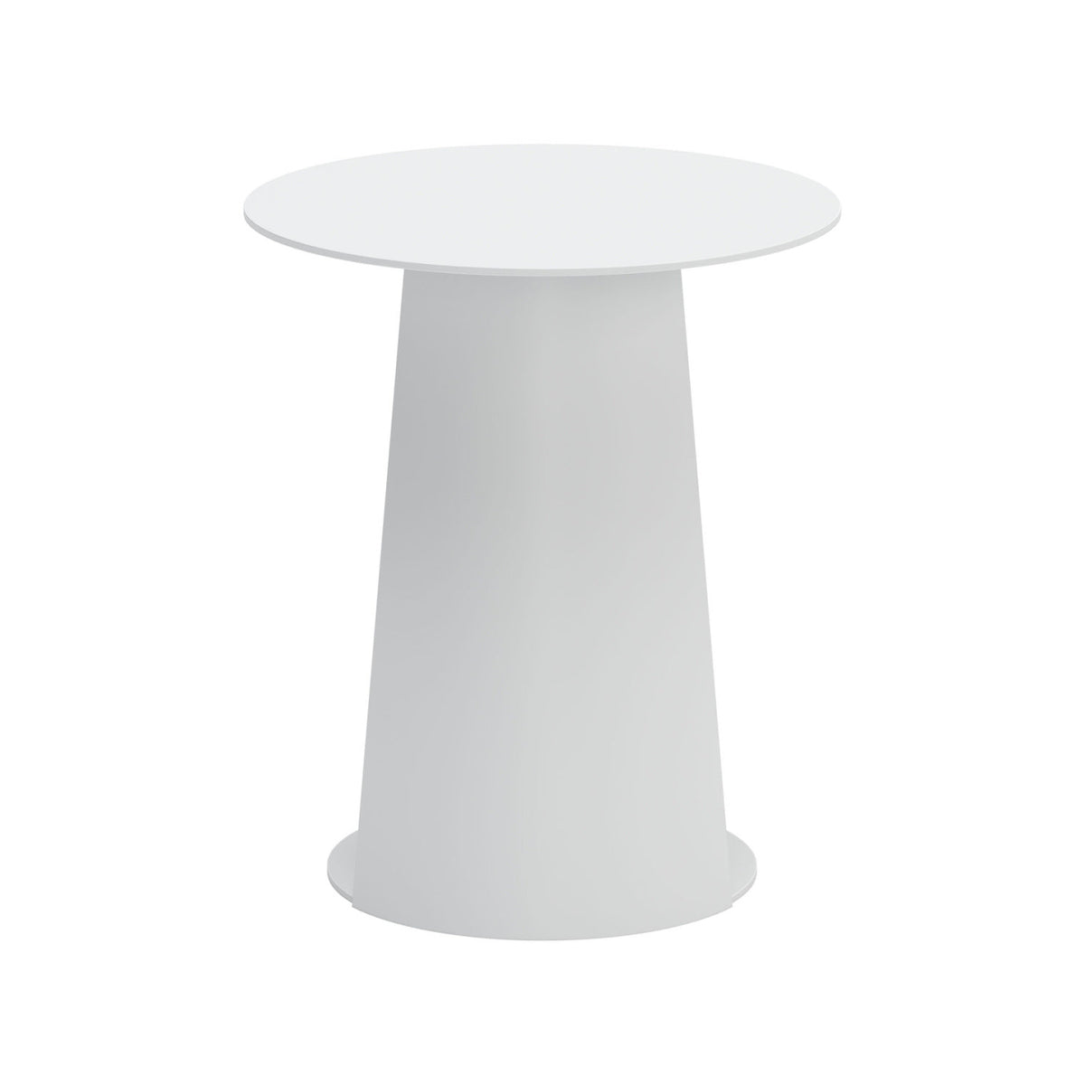 White Outdoor Side Table | OROA Modern Sunny Isles