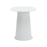 White Outdoor Side Table | OROA Modern Sunny Isles