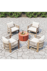 Beige Outdoor Accent Chair | OROA Modern Rebel | Oroa.com