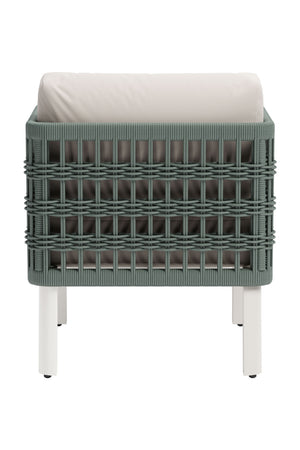 White Olefin Outdoor Lounge Armchair | OROA Modern Bridgehampton | Oroa.com