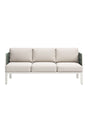 White Olefin Outdoor Sofa | OROA Modern Bridgehampton | Oroa.com