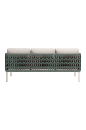 White Olefin Outdoor Sofa | OROA Modern Bridgehampton | Oroa.com