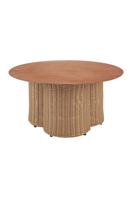 Natural Rattan Look Coffee Table | OROA Modern Soka | Oroa.com