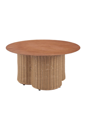 Natural Rattan Look Coffee Table | OROA Modern Soka | Oroa.com