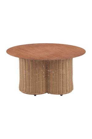 Natural Rattan Look Coffee Table | OROA Modern Soka | Oroa.com
