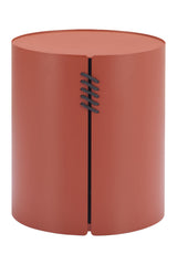 Brown Aluminum Outdoor Side Table | OROA Modern Bayu | Oroa.com
