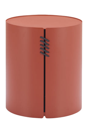 Brown Aluminum Outdoor Side Table | OROA Modern Bayu | Oroa.com