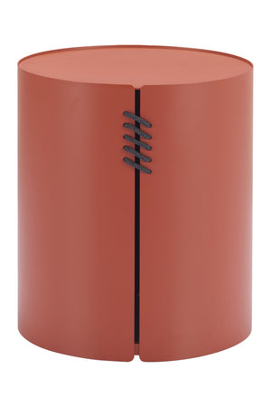 Brown Aluminum Outdoor Side Table | OROA Modern Bayu | Oroa.com