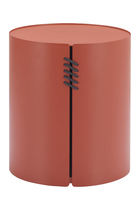 Brown Aluminum Outdoor Side Table | OROA Modern Bayu | Oroa.com