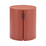 Brown Aluminum Outdoor Side Table | OROA Modern Bayu