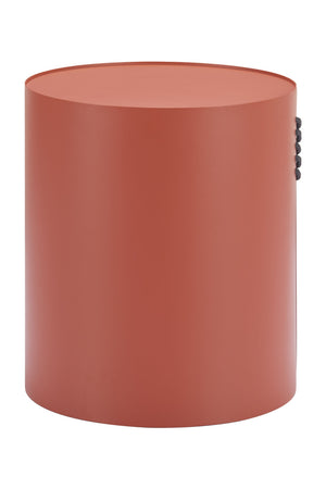 Brown Aluminum Outdoor Side Table | OROA Modern Bayu | Oroa.com