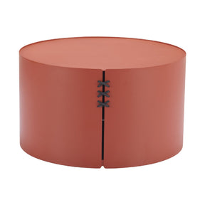 Brown Aluminum Outdoor Coffee Table – Bayu – front view