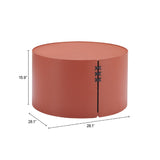 Brown Aluminum Outdoor Coffee Table | OROA Modern Bayu