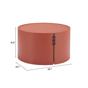 Brown Aluminum Outdoor Coffee Table | OROA Modern Bayu