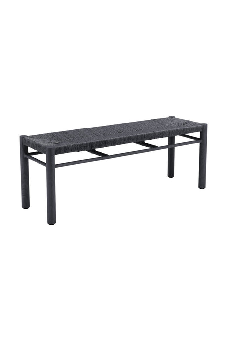 Rattan Look Outdoor Bench | OROA Modern Iska | Oroa.com