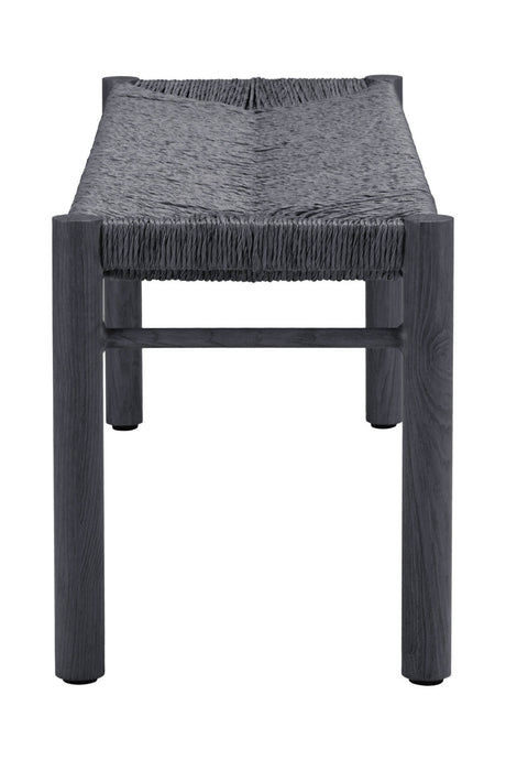 Rattan Look Outdoor Bench | OROA Modern Iska | Oroa.com