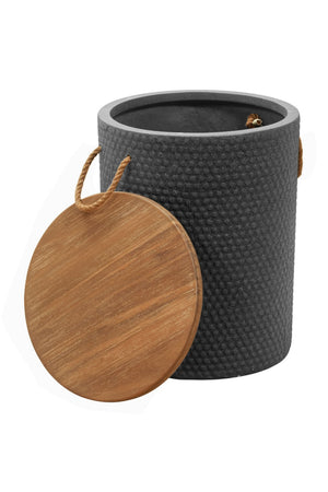 Painted Acacia Wood Outdoor Side Table | OROA Modern Beban | Oroa.com
