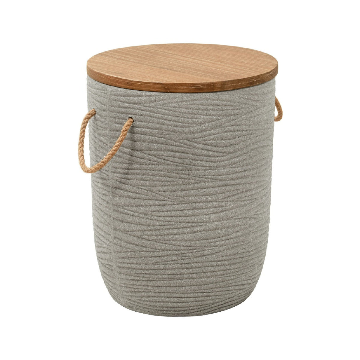 Gray Terrazzo Outdoor Side Table | OROA Modern Biban