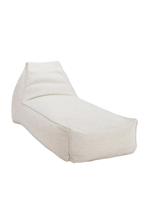 Beige Olefin Outdoor Chaise Lounge | OROA Modern Kalm | Oroa.com