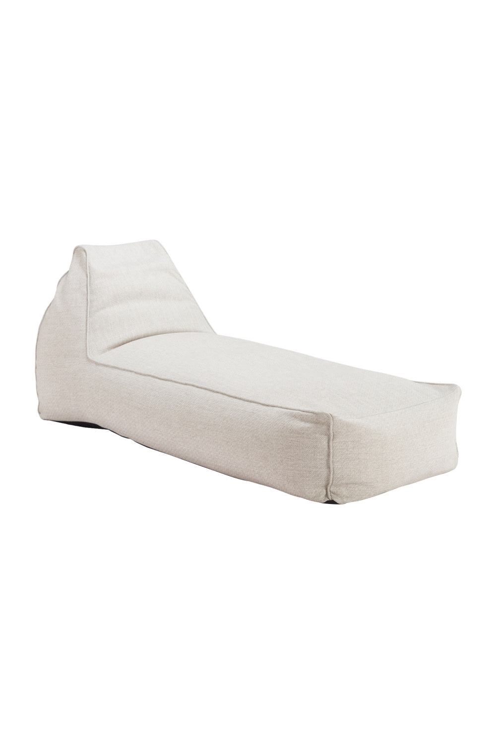 Beige Olefin Outdoor Chaise Lounge | OROA Modern Kalm | Oroa.com