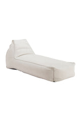 Beige Olefin Outdoor Chaise Lounge | OROA Modern Kalm | Oroa.com