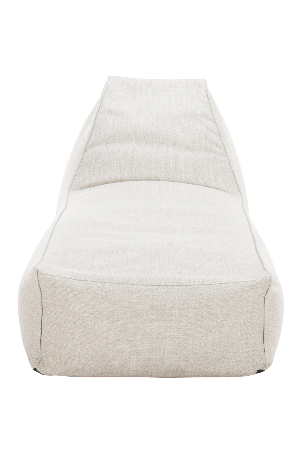 Beige Olefin Outdoor Chaise Lounge | OROA Modern Kalm | Oroa.com