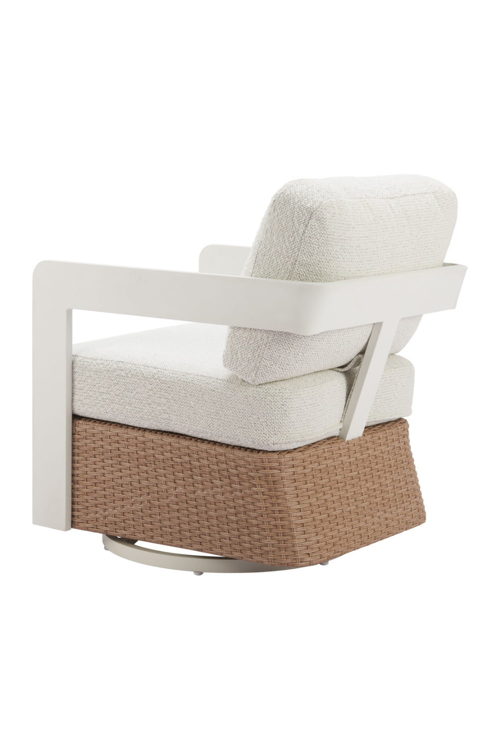 Brown Base Outdoor Swivel Chair | OROA Modern Gelo | Oroa.com