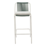 Green Outdoor Bar Stool Set (2) | OROA Modern Luft