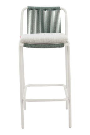 Green Outdoor Bar Stool Set (2) | OROA Modern Luft | Oroa.com