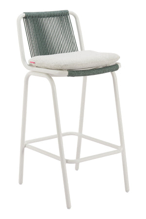 Green Outdoor Bar Stool Set (2) | OROA Modern Luft | Oroa.com