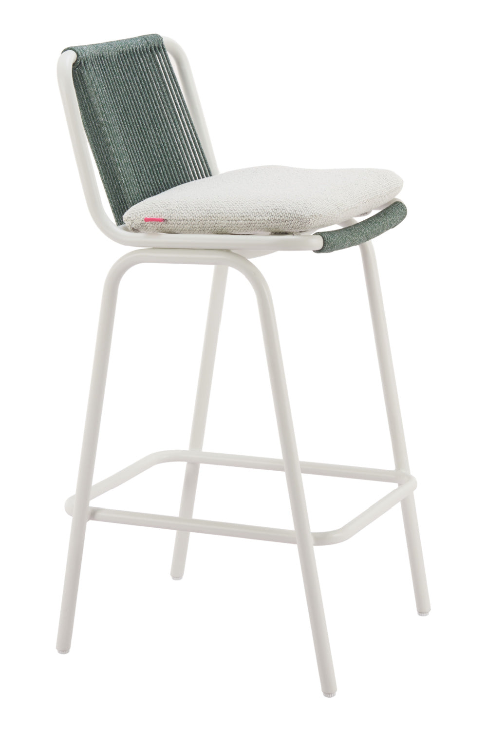 Green Outdoor Bar Stool Set (2) | OROA Modern Luft | Oroa.com