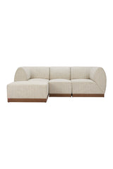 Beige Outdoor Armless Chair | OROA Modern Christy | Oroa.com