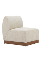 Beige Outdoor Armless Chair | OROA Modern Christy | Oroa.com