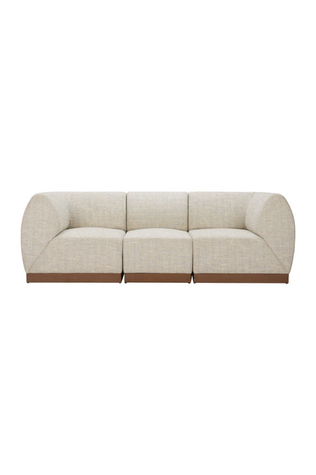 Beige Outdoor Armless Chair | OROA Modern Christy | Oroa.com
