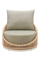 Rattan Weave Outdoor Swivel Chair | OROA Modern Cabana | Oroa.com