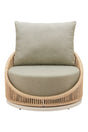 Rattan Weave Outdoor Swivel Chair | OROA Modern Cabana | Oroa.com