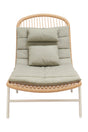 Padded Rattan Weave Outdoor Chaise | OROA Modern Skim | Oroa.com