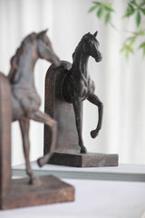 Trotting Horse Bookends - Equestrian