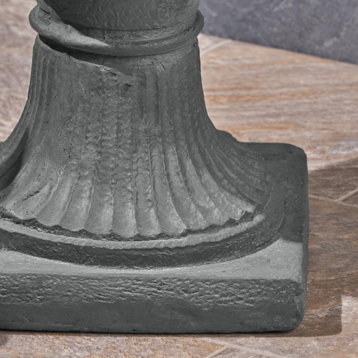 MGO Garden Urn Planter Black