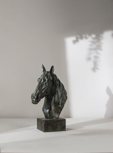 Equine Sculpture On Base