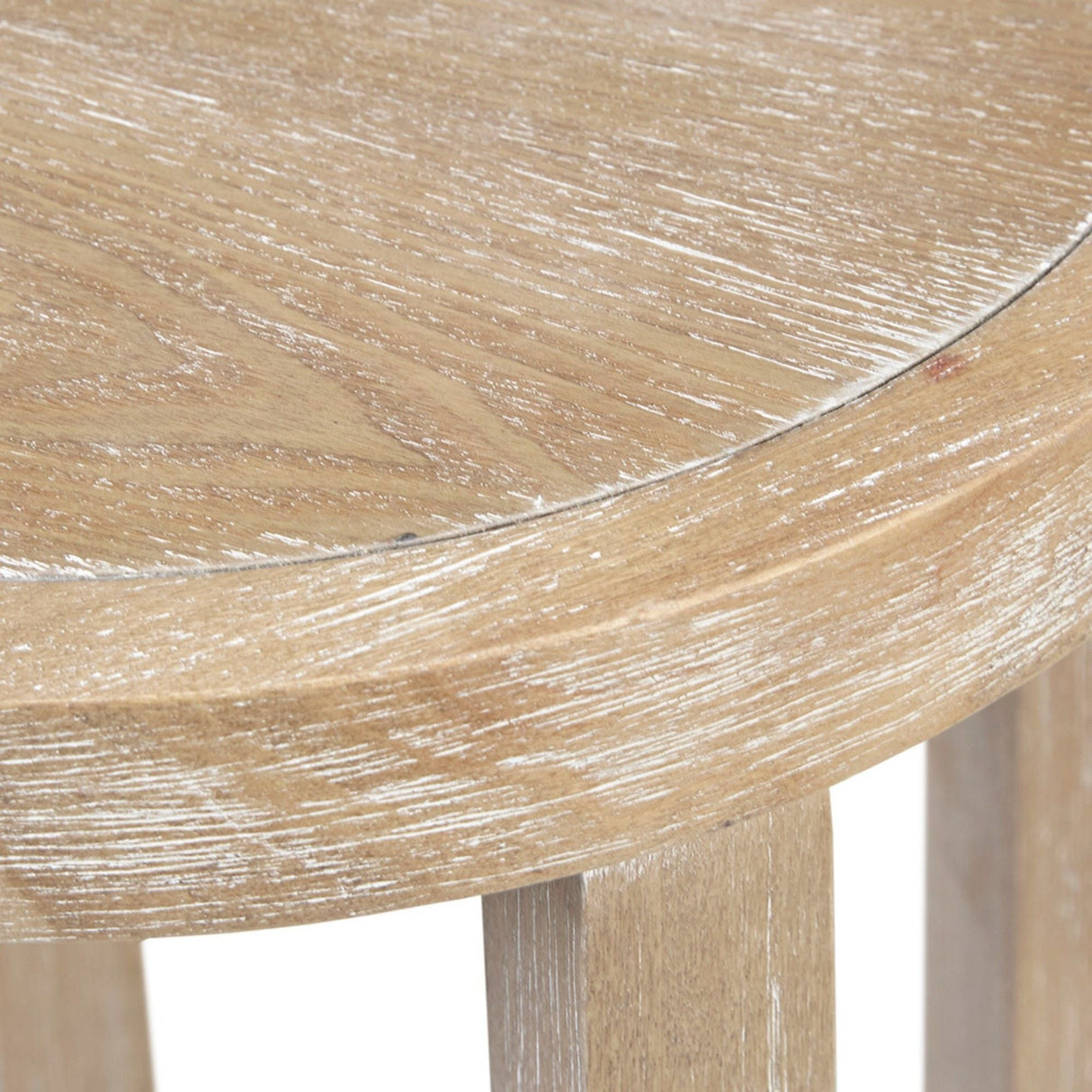Solid Wood & Ash Veneer Accent Table - OROA