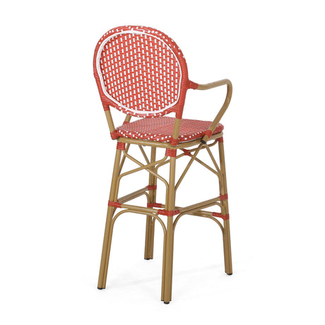 Outdoor Bar stool - French Bistro Red